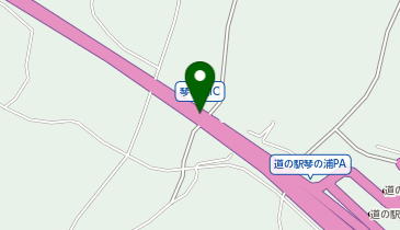 山陰自動車道 琴の浦IC 上り 出口の地図画像