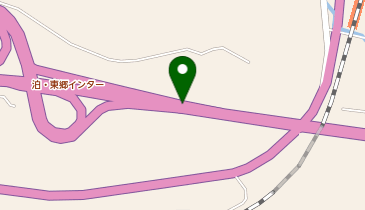 山陰自動車道 泊東郷IC 上り 入口の地図画像