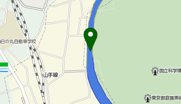 首都2号目黒線 目黒出入口 下り 出口の地図画像