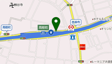 首都3号渋谷線 高樹町出入口 上り 入口の地図画像