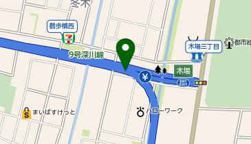 首都9号深川線 木場出入口 上り 入口の地図画像