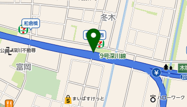 首都9号深川線 木場出入口 下り 出口の地図画像