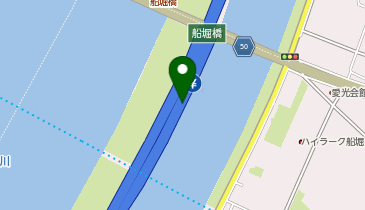 首都中央環状線 船堀橋出入口 外回り 入口の地図画像