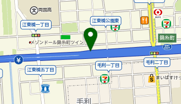 首都7号小松川線 錦糸町出入口 下り 出口の地図画像