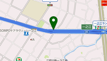 首都7号小松川線 一之江出入口 下り 出口の地図画像