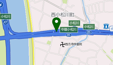 首都7号小松川線 小松川出入口 上り 入口の地図画像