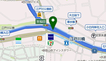 首都5号池袋線 早稲田出口 下り 出口の地図画像