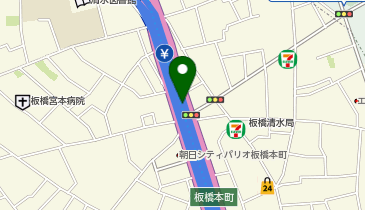 首都5号池袋線 板橋本町出入口 上り 出口の地図画像