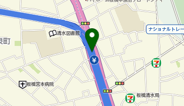 首都5号池袋線 板橋本町出入口 下り 入口の地図画像