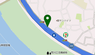 首都川口線 扇大橋出入口 上り 出口の地図画像