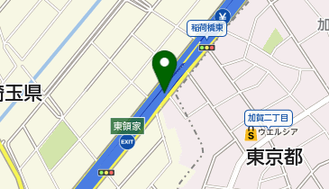 首都川口線 東領家出口 上り 出口の地図画像
