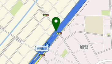 首都川口線 加賀出入口 下り 出口の地図画像