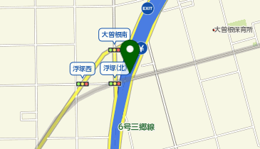 首都6号三郷線 八潮南出入口 上り 入口の地図画像