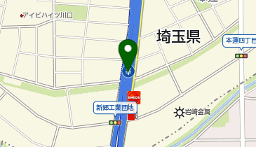 首都川口線 新郷出入口 上り 入口の地図画像