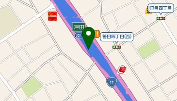 首都埼玉大宮線 戸田出入口 上り 入口の地図画像