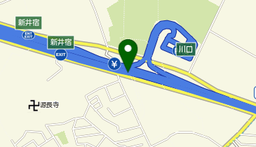 首都川口線 新井宿出入口 下り 出口の地図画像
