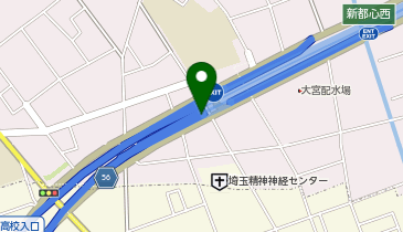 首都埼玉新都心線 新都心西出入口 上り 入口の地図画像