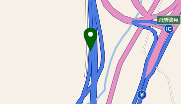 東海北陸自動車道 飛騨清見IC 下り 入口の地図画像