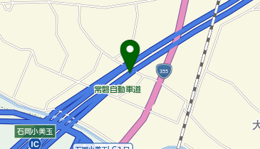 常磐自動車道 石岡小美玉スマートIC 上り 出口の地図画像