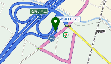 常磐自動車道 石岡小美玉スマートIC 上り 入口の地図画像