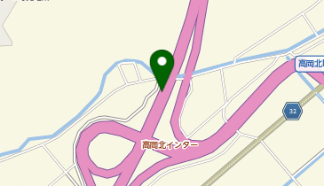 能越自動車道 高岡北IC 下り 入口の地図画像