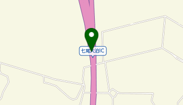 能越自動車道 七尾大泊IC 下り 出口の地図画像