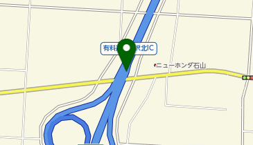 東北中央自動車道 米沢北IC 上り 出口の地図画像