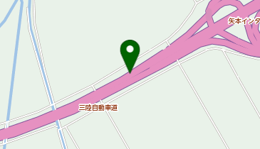 三陸沿岸道路 矢本IC 上り 出口の地図画像