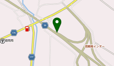 みやぎ県北高速幹線道路 若柳南IC 下り 出口の地図画像