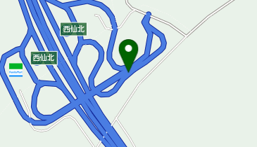 秋田自動車道 西仙北スマートIC 上り 入口の地図画像