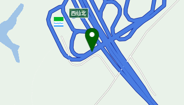 秋田自動車道 西仙北スマートIC 下り 入口の地図画像