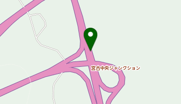 三陸沿岸道路 宮古中央IC 上り 出口の地図画像