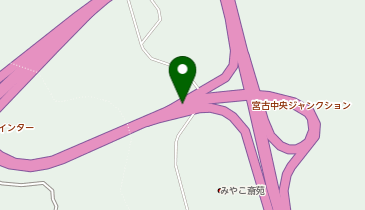 三陸沿岸道路 宮古中央IC 上り 入口の地図画像