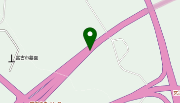 宮古盛岡横断道路 宮古中央IC 下り 出口の地図画像