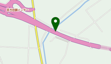 宮古盛岡横断道路 宮古田鎖IC 上り 入口の地図画像