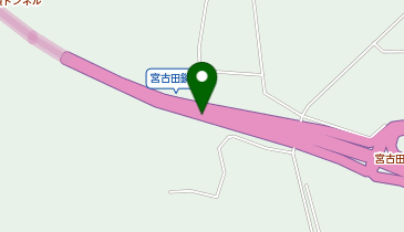 宮古盛岡横断道路 宮古田鎖IC 下り 入口の地図画像