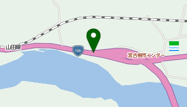 宮古盛岡横断道路 宮古根市IC 上り 入口の地図画像