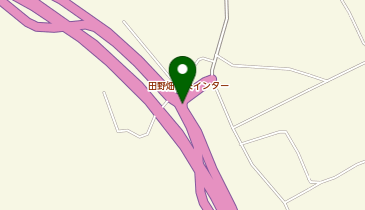 三陸沿岸道路 田野畑中央IC 上り 入口の地図画像