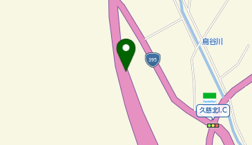 三陸沿岸道路 久慈北IC 上り 出口の地図画像