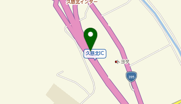三陸沿岸道路 久慈北IC 上り 入口の地図画像