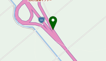 浪岡五所川原道路 五所川原東IC 上り 入口の地図画像