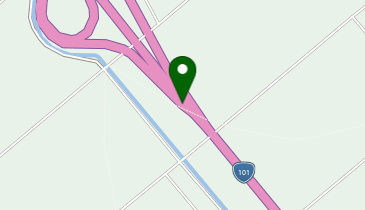 浪岡五所川原道路 五所川原東IC 下り 出口の地図画像