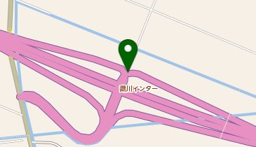 日高自動車道 鵡川IC 下り 入口の地図画像