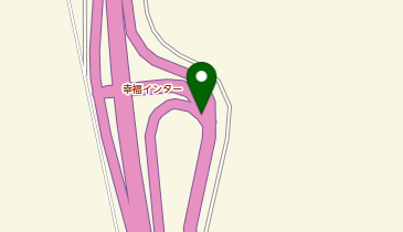 帯広広尾自動車道 幸福IC 下り 入口の地図画像