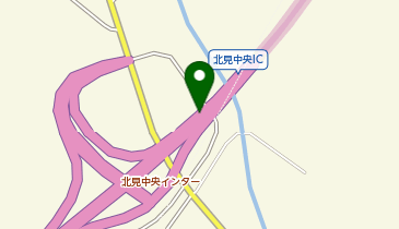 北見道路 北見中央IC 下り 入口の地図画像