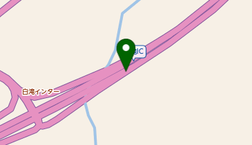 旭川紋別自動車道 白滝IC 上り 出口の地図画像