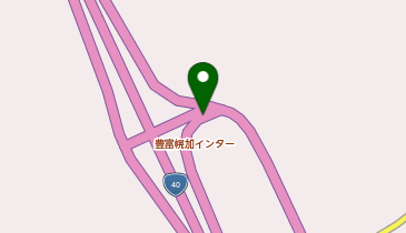 豊富バイパス 豊富幌加IC 上り 入口の地図画像