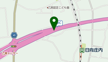 都城志布志道路 乙房IC 下り 出口の地図画像