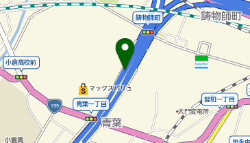 北九州高速3号線 小倉駅北出入口 下り 出口の地図画像