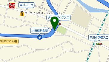 アネスト岩田 ターンパイク箱根 早川 下り 入口の地図画像